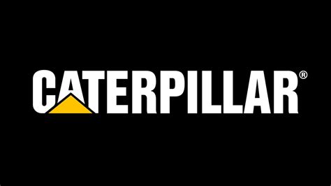 Caterpillar Brand Logo and Black Background | ? logo, Construction logo, Caterpillar