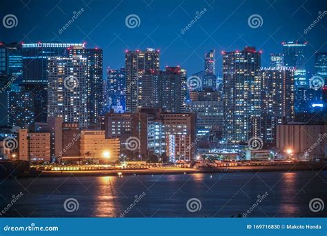 Night View of Tokyo Seen from Odaiba, Tokyo Stock Photo - Image of ...