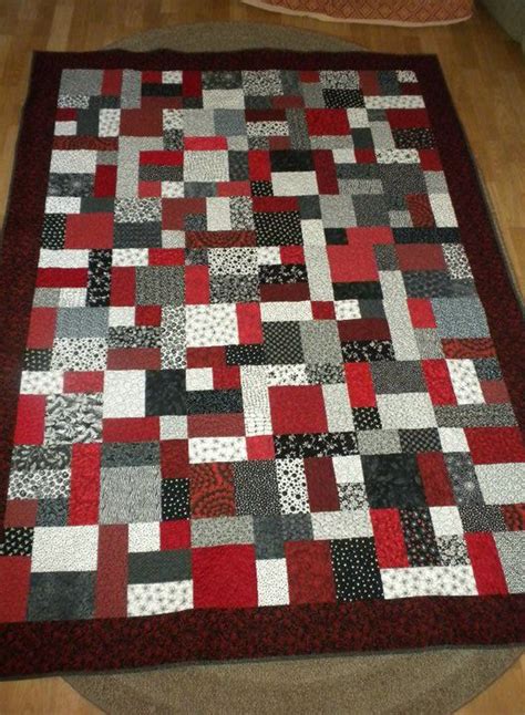 Red And Black Quilt Patterns - BLACK QUILT CROSS