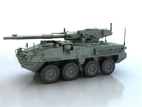 Stryker M1128 3D Model MAX MAT | CGTrader.com