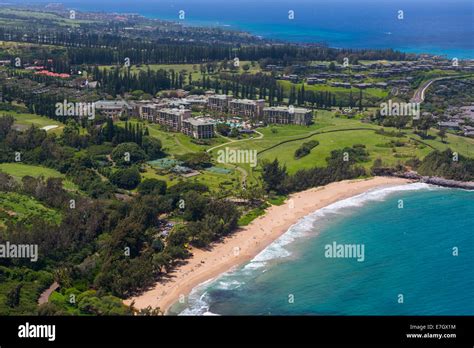 Ritz Carlton, Fleming Beach, Kapalua Resort, Maui, Hawaii Stock Photo - Alamy