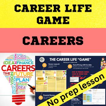 Careers Education: The Real Careers "Game" exploring careers and budgeting