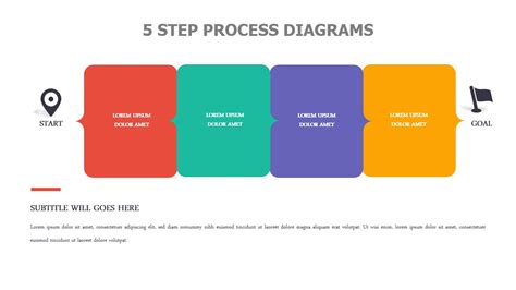 5 Step Process Diagram