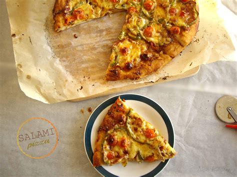 Salami Pizza - NISH KITCHEN