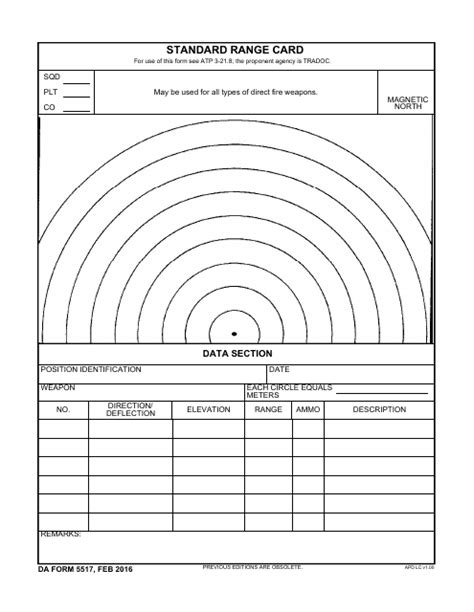 DA Form 5517 - Fill Out, Sign Online and Download Fillable PDF | Templateroller