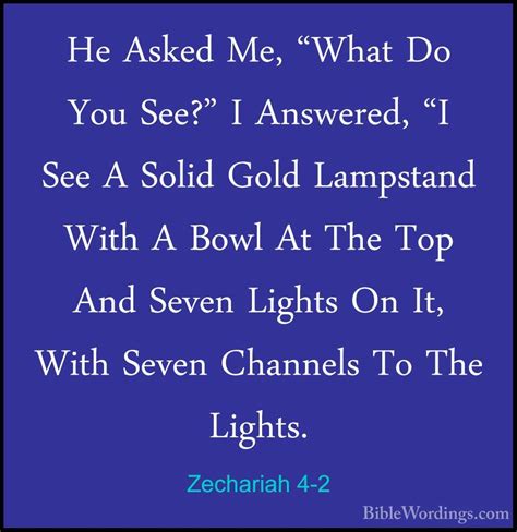 Zechariah 4 - Holy Bible English - BibleWordings.com