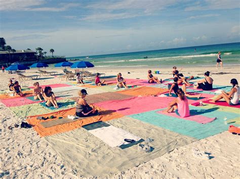 Beautiful Day for yoga on Siesta Key Beach! | Siesta key resorts, Siesta key beach, Beach resorts