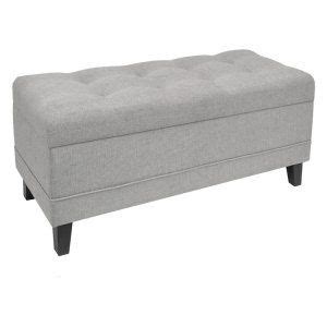 Cubby Benches | Hayneedle | Grey storage bench, Upholstered storage bench, White storage bench