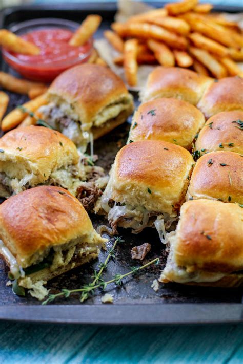 Philly Cheesesteak Sliders Recipe - The Latina Homemaker