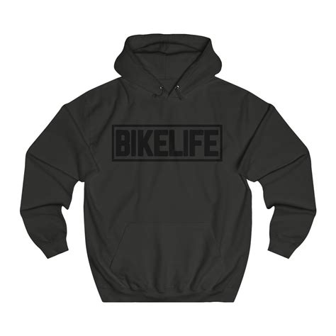 Bike Life Hoodie / Black Logo - Unisex – Bikelife Clothing Co.