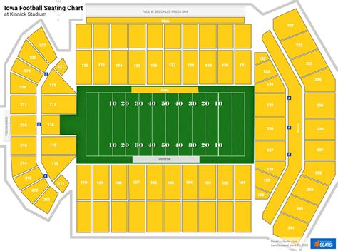 Iowa Hawkeye Football Seating Chart