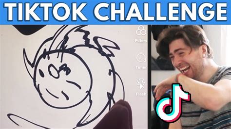 Trying TikTok Drawing Challenges - YouTube