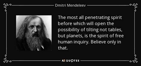 TOP 24 QUOTES BY DMITRI MENDELEEV | A-Z Quotes