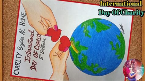 International Day Of Charity Special Drawing / Charity Day Drawing Very ...