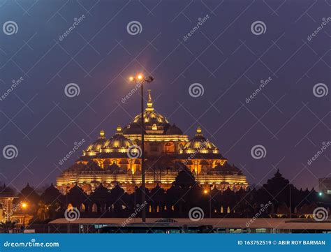 Akshardham or Swaminarayan Akshardham Complex. Stock Image - Image of ...