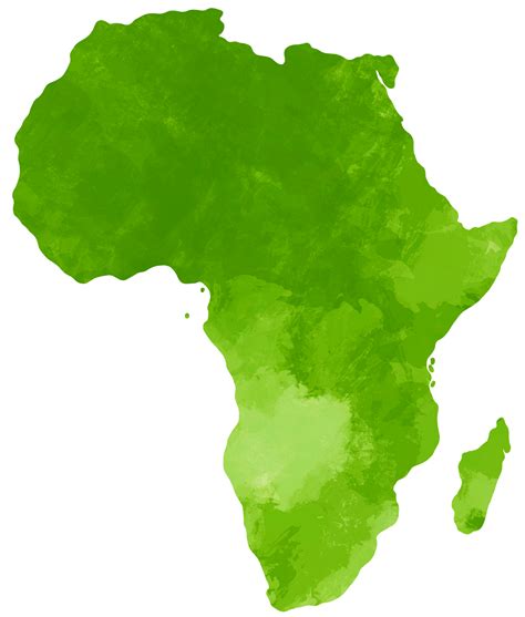 Transparent Africa Map