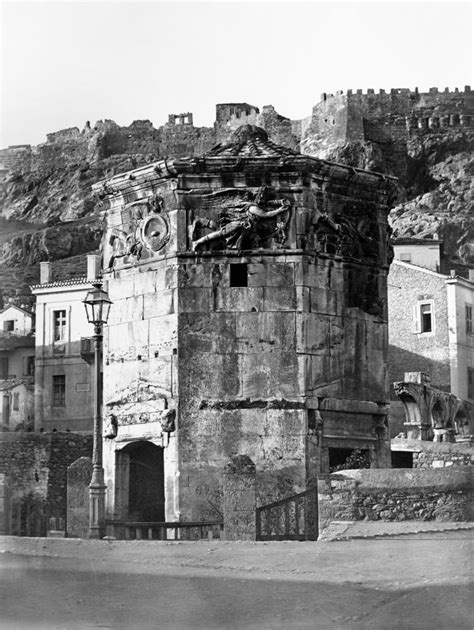 Athens: Tower Of The Winds. /Nthe Tower Of The Winds Clocktower In The Roman Agora In Athens ...