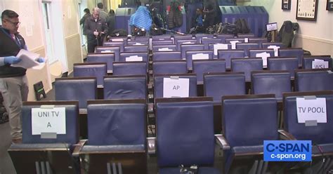 White House Briefing Room Seating Chart Reorganization | C-SPAN.org