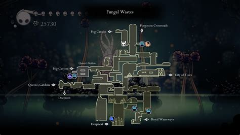 Hollow Knight Fungal Wastes Map - Maps Model Online