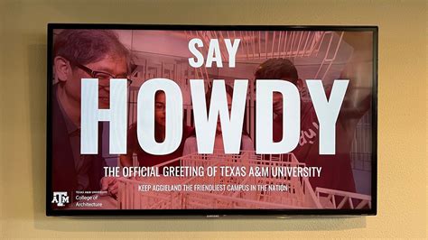 Carousel Digital Signage - Texas A&M