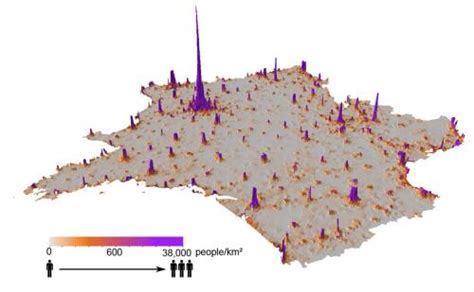 Population Density 3D Map Russia : r/europe