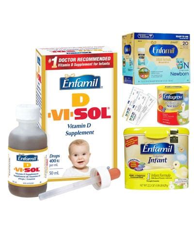 FREE Enfamil Baby Vitamin Drops, Nursette Bottles, Infant + Newborn Formula Samples & Baby ...