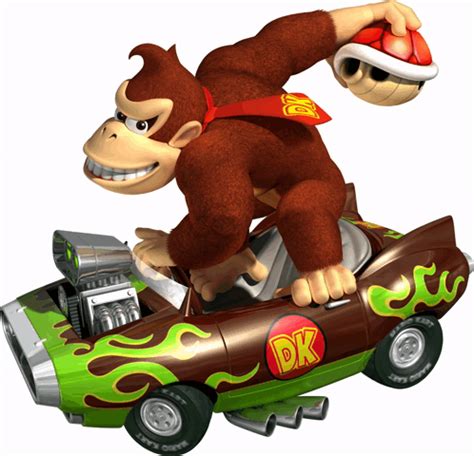 Donkey Kong Mario Kart Wii Sticker – Donkey kong Mario Kart Wii Flame ...