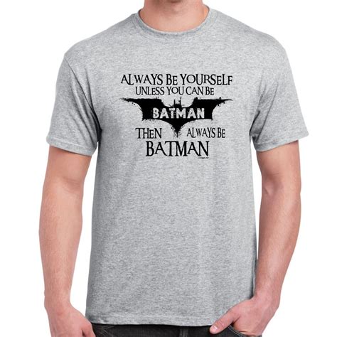 Mens Funny Sayings Slogans T Shirts-Always Be Batman tshirt