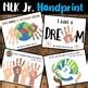 Martin Luther King Jr. Handprint Craft Activities, Keepsake, Gift, MLK Jr. Card