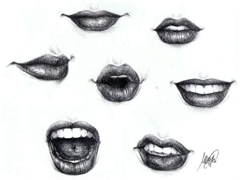 Pin by Adrian NuÃ±ez Hernandez on Dibujo | Lips drawing, Deviantart ...