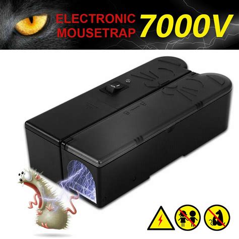 Label KINGDOM Electronic Mouse Trap pest Control Mice Killer Electric ...