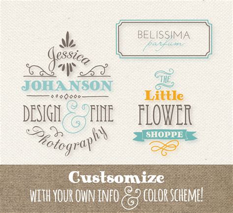 Foodie Logo Design Templates Set 5 // PSD & Vector EPS // Photoshop ...