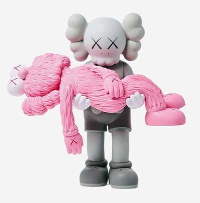 KAWS - KAWS Black BFF Companion (KAWS BFF black) at 1stDibs