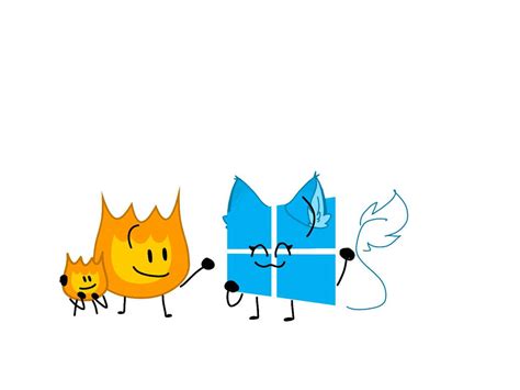 Windows and bfdi by WindowsWolf10 on DeviantArt