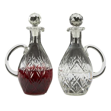 Sudbury Brass™ Blown Glass Cruet Set - Clergy Apparel - Church Robes