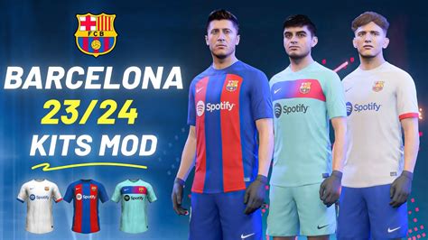 FC Barcelona 2023/24 Kits Mod For FIFA 22 & FIFA 23 + Tutorial | TU11 - YouTube