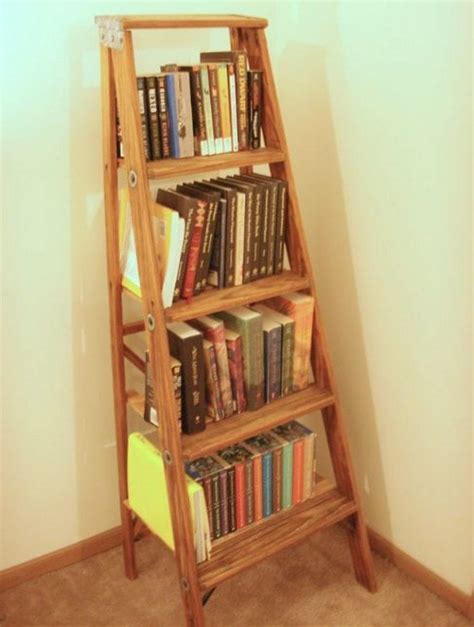 An Amazing Bookshelf From An Old Ladder - Your Projects@OBN