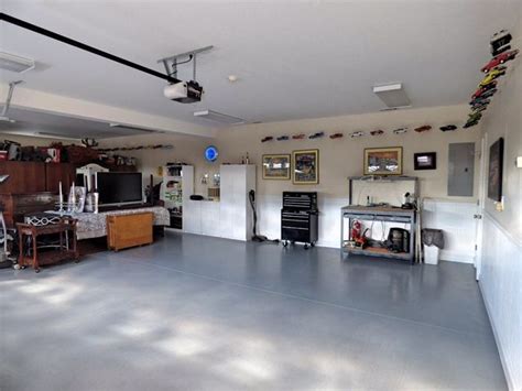 Detached garage interior | Garage interior, Interior, Detached garage