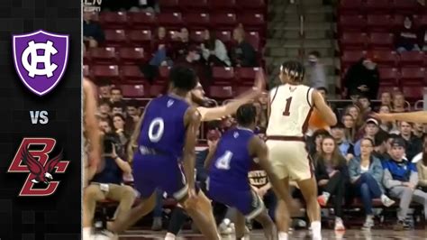 Holy Cross vs. Boston College Men's Basketball Highlights (2021-22 ...