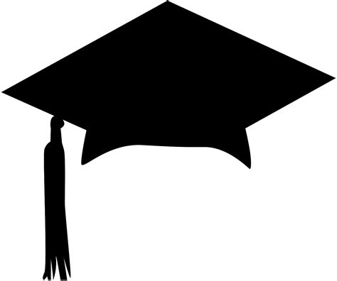 Graduation Hat Silhouette | Free vector silhouettes