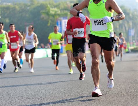 Marathon athletes run stock image. Image of activity - 53953893