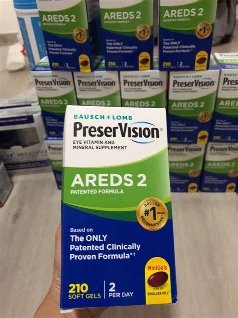 PreserVision AREDS 2 Formula, 210 Soft Gels, Beauty & Personal Care ...