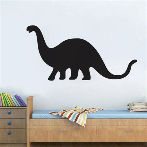 Children Favorite Black Simple Design Dinosaur Wall Decal,Pvc Vinyl Vintage Animal Mural Baby ...