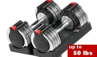 Adjustable Dumbbell Review: Weider Core 100-Pound Adjustable Select-A ...