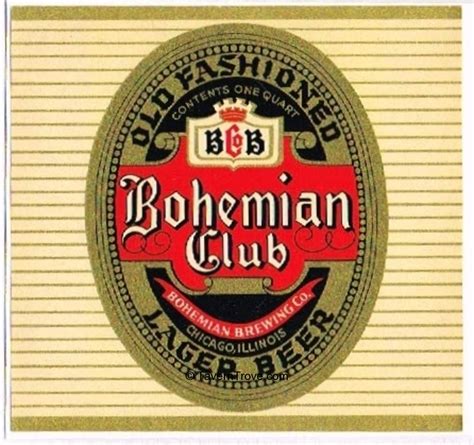 Item #64274 1962 Bohemian Club Beer Label