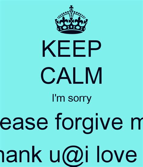 Im Sorry Baby Quotes. QuotesGram