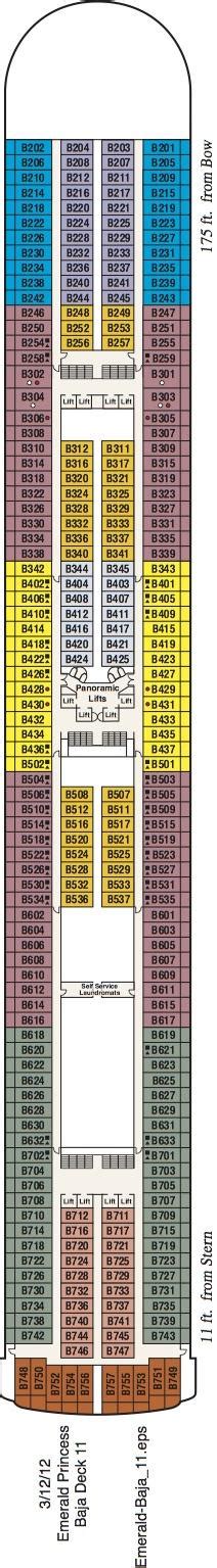 Emerald Princess Deck Plans