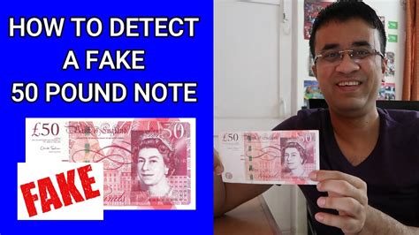 HOW TO DETECT A FAKE 50 POUND NOTE - IN HINDI - YouTube