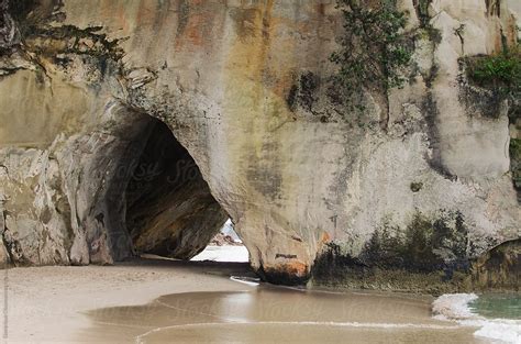 "Cathedral Cove In New Zealand" by Stocksy Contributor "Dominique ...