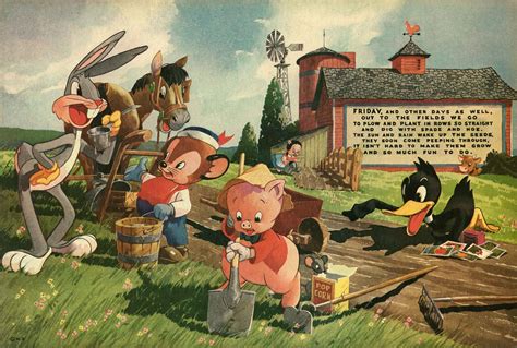 Animation: Early 40s Looney Tunes Placemats - AnimationResources.org - Serving the Online ...